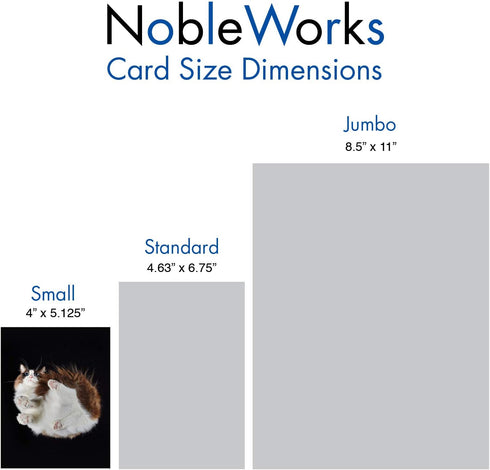 The Best Card Company - 20 Adorable Cat Greeting Cards (4 x 5.12 Inch) - Blank Assortment (10 Designs, 2 Each)