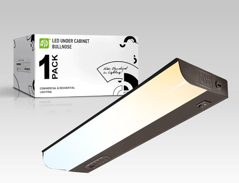 ASD LED Under Cabinet Lighting Hardwired, 12 Inch 5W 2700K-5000K Selectable, 442LM,
