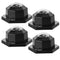SHERCHPRY 4Pcs 20Mm Small Adhesive Ball Bearing Casters Universal Mini Wheels for