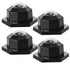 SHERCHPRY 4Pcs 20Mm Small Adhesive Ball Bearing Casters Universal Mini Wheels for