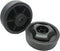 XMHF 115mm Dia Anti-Slip Wheels for Air Compressor - Plastic Trundle, Black, 2Pcs