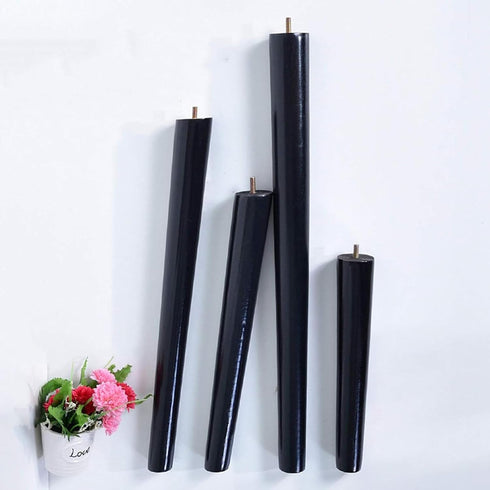 ZHUOZ1T 4 Legs,M6 (8cm(3.1inch)) Pcs Wood Furniture Threaded Rod Replacement Tapered Furniture Legs,Replacement