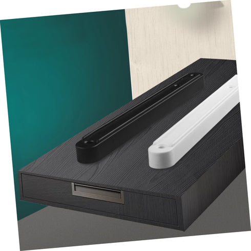 2pcs Balacoo Side Mount Drawer Slides with Wheels Smooth Silent Sliding Furniture Guide Rails for Dressers Bedside