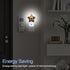Light,Sunset Gift,0.5W Big Foot Forest Night Landscape Plug-in Star Night Lights with Dusk-to-Dawn Sensor