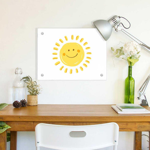 TORASO Glass Whiteboard, 12" x 16" Dry Erase Board - Small Frameless White Board for Home Kitchen, Office Brilliance