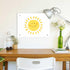 TORASO Glass Whiteboard, 12" x 16" Dry Erase Board - Small Frameless White Board for Home Kitchen, Office Brilliance