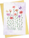 Bridal Shower Thank You Cards - 5.5"x8" Floral Thank You Card with