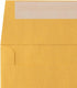 LUXPaper Square Invitation Envelopes | Peel & Press | Gold Metallic | 5 3/4" x 5 3/4" | 80lb. Text | 50 Qty