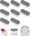 8 PCS Universal Toilet Seat Bumpers for Bidet,Toilet Lid Rubber Bumpers,Strong Adhesion