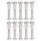 uxcell Male M6x45mm Screw Post for 5/16"(8mm) Hole Dia, Belt Buckle Binding Bolts, Leather Fastener, Carbon Steel (10