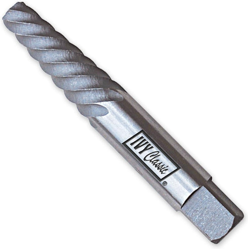 IVY Classic 01351 Chrome Alloy-Steel No. 1 Spiral Screw Extractor, 1/Card