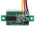 5pcs Mini Digital DC Voltmeter, 0.36 Inch 3-Wire LED Voltage Tester Meter, 0-100V, 5 Colours