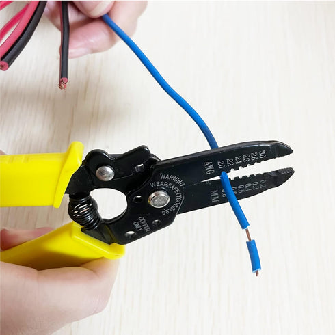 Professional Wire Stripper Wire Cutter Precision Multi-Function Tool for 20-30 AWG Solid & Stranded Wire