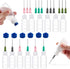 12PCS Glue Applicators Bottles, 30ml Plastic Squeezable Dropper Bottles with Blunt Needle Tip for Crafting Applications