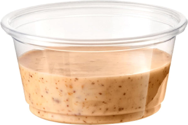 Fit Meal Prep 250 Pack 2 oz BPA Free Condiment Cups No Lids, Disposable Jello Shots Containers in Bulk