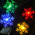 Inngree 20 30 8 Solar Christmas Lights Outdoor Waterproof Decorations Ft LED Snowflake String Fairy Lights