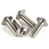 M8-1.25 x 30mm Flanged Button Head Socket Cap Screw Bolts, 304 Stainless Steel, Pack of 20