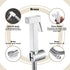 GLYYR Set Bidet Sprayer with Single Cold Water Portable Cloth Diaper Washer Shower Sprayer Wall Mounted Bathroom Shower