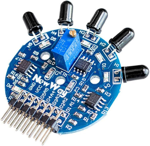 Gump's grocery 5 Way Flame Sensor Module Fire Extinguisher Robot Digital Analog Output