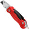 HAUTMEC Heavy Duty Folding Utility Knife with Integrated Screwdrivers, Box Cutter, Zinc Alloy Housing, 3 Extra Sharp