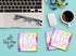 Sticky Notes 12 Pack 3"x3" 50 Sheet Count Per Pad, Daughter of God, Cute Funny Memo Note Pads Stationery Journal Planner Paper