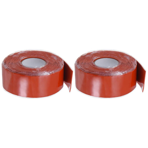 2 Rolls 1" x 10ft Self Fusing Silicone Tape, Waterproof Sealing Rubber Tape for Water Pipe Hose Leak Repair
