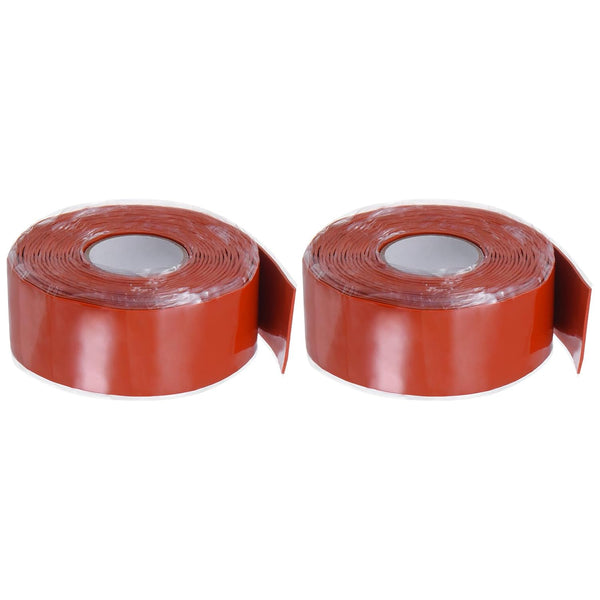 2 Rolls 1" x 10ft Self Fusing Silicone Tape, Waterproof Sealing Rubber Tape for Water Pipe Hose Leak Repair
