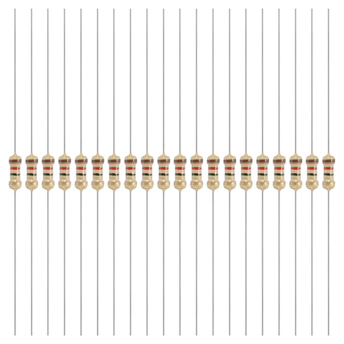 YOKIVE 200 Pcs 1/4W (0.25 Watts) 12 Ohm 5% Carbon Film Resistor,