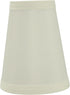Aspen Creative 32661-2B, 2 1/2" 4" 5" Set 2 Empire Clip-On Chandelier Lamp Shade, Off-White, Top x Bottom x Slant