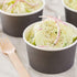 12-Ounce 50 Frozen Coppetta Dessert Cups, Disposable Ice Cream Cups - Lids Sold Separately, Sturdy, Gray Paper Yogurt