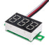HiLetgo 5pcs Voltage Meter 3 Wire 0.36" DC 0~30V Digital Voltmeter Gauge with Red LED Display Panel Mount