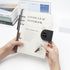 Clear A5 Refillable Notebook Binder - 90 Sheets Lined Paper, Black 6-Ring Soft Transparent PVC Binder Cover Protector