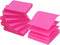 Early Buy Pop Up Sticky Notes, 3x3 Refills, 6 Pads, 100 Sheets/Pad, Solid Color (Rose Red)