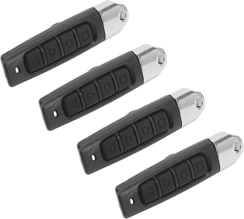 Aramox 4PCS 433MHz Universal Cloning Key Fob Quad Channel Electric Garage Door Remote Control