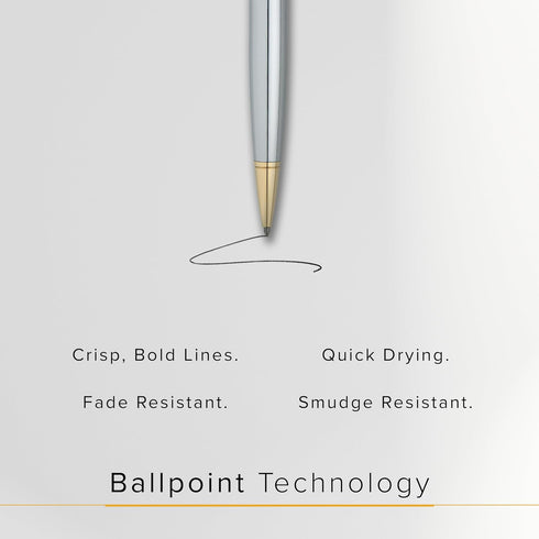 Cross Mini Ballpoint Pen Refill - Medium Red, Dual Pack (8518-5)