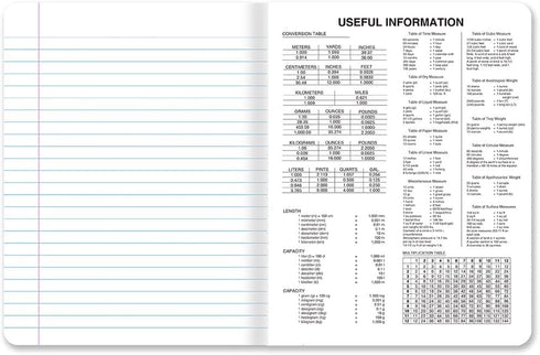 Better Office Products Composition Book Notebook, Hardcover, Wide Ruled, 100 Sheets, 9.75" x 7.5", Assorted Covers