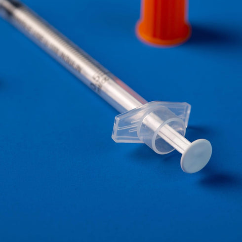 0.5ml 29Ga 1/2 Inch Syringe with Needles, Sterile Disposable, Pack of 100