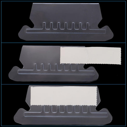 PATIKIL 3 Inch File Folder Labels, 100pcs Tabs with Inserts for Quick Identification Organizer