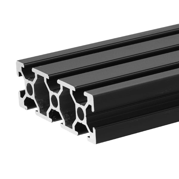 uxcell T Slot 2060 Aluminum Extrusion Profile 150mm x 60mm Anodized Black Linear Rail for 3D Printer, CNC, DIY