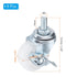 1.5 Inch 8 Pack 110Lbs PATIKIL Threaded Stem Casters Wheels with Brake, Locking Swivel Wheels Wire Shelf Caster Wheels