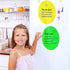 OJYUDD Dry Erase Dots Circles, 11 Inch Removable Vinyl Dot Wall Decal for School Teaching Progress, 8 Pack