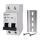 Miniature Circuit Breaker 120V/240V AC 2Pole 32Amp Smart Circuit Breaker DIN Rail Mount for Marine Power Systems, Solar