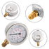 High Accuracy Hydraulic Pressure Gauge, 63mm Dial 0-250Bar/0-3750PSI, Double Scale, G1/4 Thread Connection