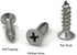 5 x 20mm Flat Head Phillips Drive Screws - Self Drilling 304 Stainless Steel Drywall Wood Screws (100Pcs)