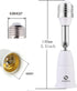 RONG&LAN E26/E27 Light Socket Extender - 180 Degree Bendable Adjustable Extension, 5.5inch 2-Pack