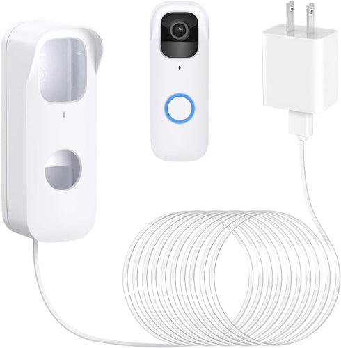 Power Cable with Adapter for Blink Video Doorbell, 16.4ft/5m Weatherproof Cable, Doorbell Transformer, Charging