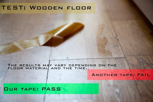 CARNAVAL 2 Inch Floor Tape for Marking Factories, Warehouses, Workshops - Yellow 2" Width, 36 Yards Length