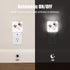 Hummingbird Groovy Flowers Dusk to Dawn Night Light, Auto Sensor Lamp Home Indoor Stairway Kitchen Corridor, Night