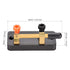 uxcell Single Pole Switch Physics Laboratory Equipment Single Pole Single Throw (SPST) Switch, Black Red Copper Tone, 5Pcs