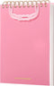Yoment Top Spiral Notebooks, 6" x 8.5", College Ruled, 160 Lined Pages, Waterproof Cover, Pink